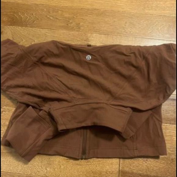 lululemon athletica Jackets & Blazers - Lululemon align cropped jacket in brown color. Size 12